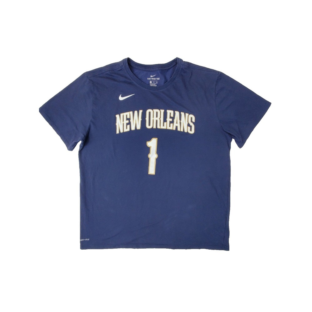 Nike Zion Williamson Pelicans #1 Dri-FIT T-Shirt Navy XXL NBA Graphic Tee